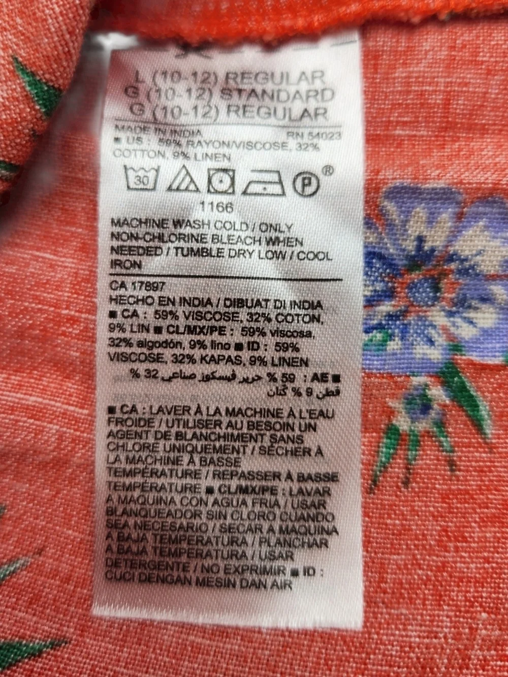 Old Navy Floral Tie Strap Sundress Girls Large 10-12 Boho Tropical Linen Blend